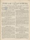 Poor Law Unions' Gazette Saturday 07 November 1857 Page 1
