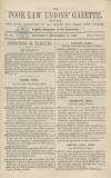 Poor Law Unions' Gazette Saturday 21 November 1857 Page 1