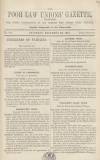 Poor Law Unions' Gazette Saturday 26 December 1857 Page 1