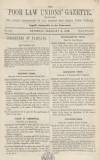 Poor Law Unions' Gazette Saturday 06 February 1858 Page 1