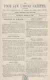 Poor Law Unions' Gazette Saturday 06 March 1858 Page 1