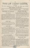 Poor Law Unions' Gazette Saturday 20 March 1858 Page 1
