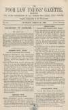 Poor Law Unions' Gazette Saturday 27 March 1858 Page 1