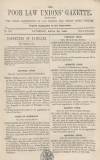 Poor Law Unions' Gazette Saturday 24 April 1858 Page 1