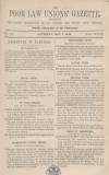 Poor Law Unions' Gazette Saturday 01 May 1858 Page 1