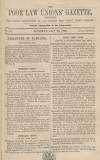 Poor Law Unions' Gazette Saturday 24 July 1858 Page 1