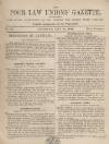 Poor Law Unions' Gazette Saturday 31 July 1858 Page 1