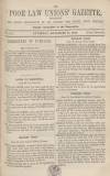 Poor Law Unions' Gazette Saturday 06 November 1858 Page 1