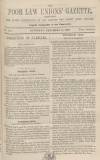 Poor Law Unions' Gazette Saturday 04 December 1858 Page 1