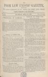 Poor Law Unions' Gazette Saturday 16 April 1859 Page 1