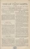 Poor Law Unions' Gazette Saturday 05 November 1859 Page 1