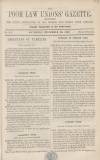 Poor Law Unions' Gazette Saturday 26 November 1859 Page 1