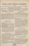 Poor Law Unions' Gazette Saturday 21 January 1860 Page 1