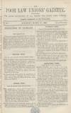 Poor Law Unions' Gazette Saturday 10 March 1860 Page 1