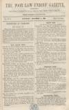 Poor Law Unions' Gazette Saturday 05 December 1863 Page 1