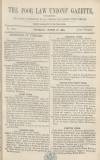 Poor Law Unions' Gazette Saturday 12 March 1864 Page 1