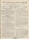 Poor Law Unions' Gazette Saturday 26 March 1864 Page 1