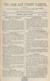 Poor Law Unions' Gazette Saturday 25 March 1865 Page 1