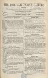 Poor Law Unions' Gazette Saturday 05 August 1865 Page 1