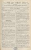 Poor Law Unions' Gazette Saturday 19 August 1865 Page 1
