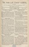 Poor Law Unions' Gazette Saturday 09 December 1865 Page 1