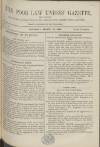 Poor Law Unions' Gazette Saturday 13 March 1869 Page 1