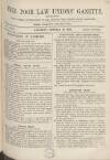 Poor Law Unions' Gazette Saturday 16 October 1869 Page 1