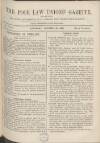 Poor Law Unions' Gazette Saturday 30 October 1869 Page 1