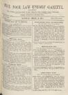 Poor Law Unions' Gazette Saturday 19 March 1870 Page 1