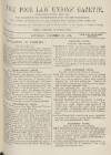 Poor Law Unions' Gazette Saturday 10 December 1870 Page 1