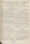 Poor Law Unions' Gazette Saturday 11 March 1871 Page 1