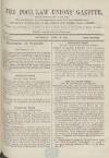 Poor Law Unions' Gazette Saturday 08 April 1871 Page 1