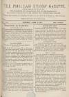 Poor Law Unions' Gazette Saturday 03 June 1871 Page 1