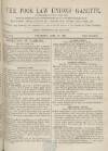 Poor Law Unions' Gazette Saturday 10 June 1871 Page 1