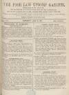 Poor Law Unions' Gazette Saturday 08 July 1871 Page 1