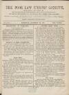 Poor Law Unions' Gazette Saturday 30 December 1871 Page 1