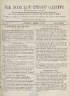 Poor Law Unions' Gazette Saturday 02 March 1872 Page 1