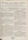 Poor Law Unions' Gazette Saturday 31 August 1872 Page 1