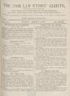 Poor Law Unions' Gazette Saturday 18 January 1873 Page 1