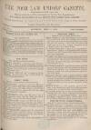 Poor Law Unions' Gazette Saturday 05 April 1873 Page 1