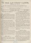 Poor Law Unions' Gazette Saturday 21 June 1873 Page 1
