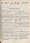Poor Law Unions' Gazette Saturday 01 November 1873 Page 1