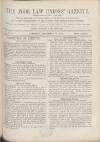 Poor Law Unions' Gazette Saturday 22 November 1873 Page 1