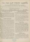Poor Law Unions' Gazette Saturday 18 March 1876 Page 1
