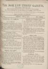 Poor Law Unions' Gazette Saturday 05 May 1877 Page 1