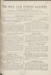 Poor Law Unions' Gazette Saturday 02 June 1877 Page 1