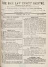 Poor Law Unions' Gazette Saturday 09 June 1877 Page 1