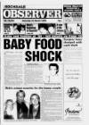 Rochdale Observer Saturday 20 March 1999 Page 1