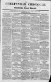 Cheltenham Chronicle Thursday 27 July 1809 Page 1