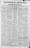 Cheltenham Chronicle Thursday 14 September 1809 Page 1